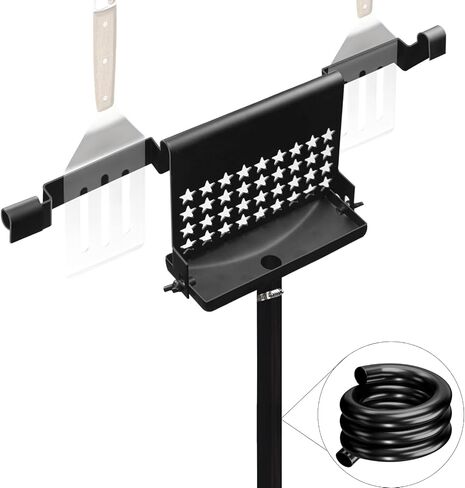 Blackstone Upgraded Rear Griddle Grease Catcher – BBQ Oil Drainer & Grease Funnel with Spatula Holder, Compatible Drain Kit for 36", 28", 22", and 17" Blackstone Griddles in Saudi Arabia