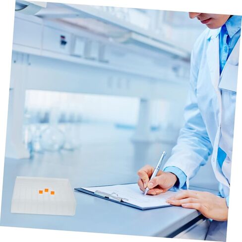 Pretyzoom 1.5ml 1.8ml 2ml Microcentrifuge Tube Tube Box 100 Well Plastic Prognzing Careovial Container لعينات المختبر حامل أنبوب اختبار البولي كربونات مناسب للاستخدام المختبري in Saudi Arabia