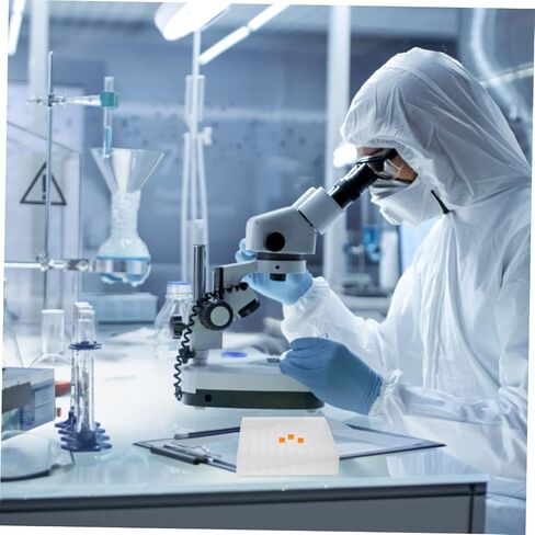 Pretyzoom 1.5ml 1.8ml 2ml Microcentrifuge Tube Tube Box 100 Well Plastic Prognzing Careovial Container لعينات المختبر حامل أنبوب اختبار البولي كربونات مناسب للاستخدام المختبري in Saudi Arabia