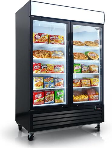 27" Commercial Display Freezer with 1 Glass Door - 20 Cu.ft Capacity, Digital Temperature Control, Auto Defrost, Freezer Top Sign, LED Lighting, Energy Efficient for Store & Supermarket in Saudi Arabia