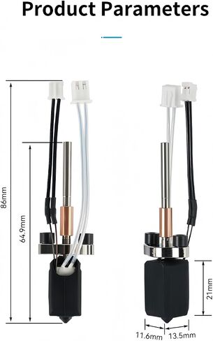 Heating Block Hot End Kit for Creativity K1C 3D Printer, Upgrade The Throat and Heating Block Hot End 3D Printing Accessories in Saudi Arabia