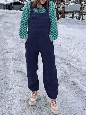 تونغمينغايون للسيدات اللطيف الصوف الزواج الشتاء الدافئ الدافئ بليخات غير رسمية مع جيوب سستة in Kuwait