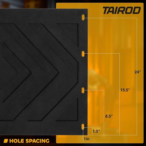 2024 New Upgrade Mud Flap for Pickup Semi Truck/Trailer, Black Universal TPE MudFlaps, 24x30 inch 2 Pack in Kuwait