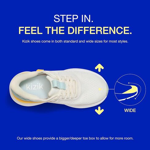 Kizik Slip On Sneakers: Athens 2 - Comfortable All-Day Wear, Hands Free Convenience, Breathable Mesh Top, Mens Walking Shoes with Arch Support - Mens Wide Width in Kuwait