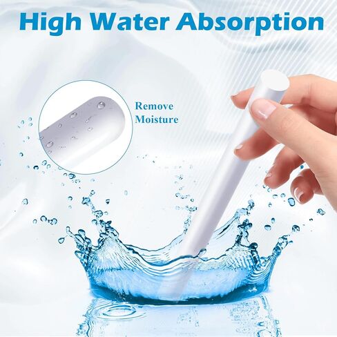 Drying Rod Stick for Toys, Reusable Diatom Desiccant & Deodorizer with Quick Drying Water Absorption, Durable Moisture-Proof Dehumidifier for Bathroom, Closet and Multi-Purpose Humidity Control in Saudi Arabia