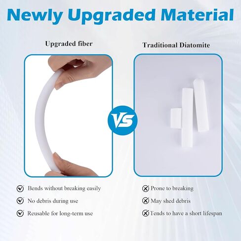 Drying Rod Stick for Toys, Reusable Diatom Desiccant & Deodorizer with Quick Drying Water Absorption, Durable Moisture-Proof Dehumidifier for Bathroom, Closet and Multi-Purpose Humidity Control in Saudi Arabia