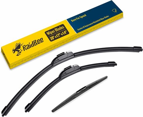 3 Wiper Blades 26"/19/16" Replacement for Toyota Prius 2010-2015 Toyota Sienna 2006-2010 Front Windshield Wiper Blades with 16 Inch Rear Wiper Blade-Original Factory Quality in Saudi Arabia