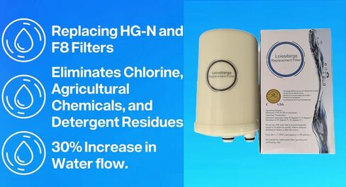 High Grade Water Filter Replacement, Removal of Chlorine for the Leveluk Kangen 8-2Pcs（Replacing HG-N and K-8 Filters） in Saudi Arabia