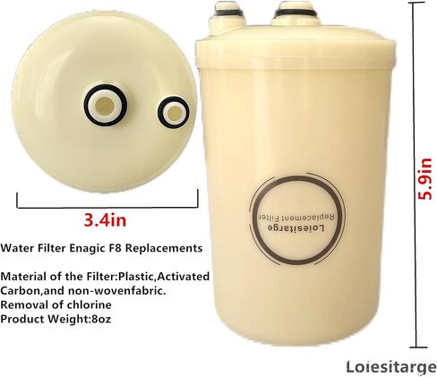 High Grade Water Filter Replacement, Removal of Chlorine for the Leveluk Kangen 8-2Pcs（Replacing HG-N and K-8 Filters） in Saudi Arabia