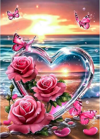Lxmsja Horse Diamond Art Kits للبالغين ، نهر DIY مجموعات الطلاء الماس الكاملة للمبتدئين للمبتدئين ، الحرف الفنية للأحجار الكريمة 5D للبالغين ، ديكور الجدار المنزلي 12x16 بوصة in Kuwait