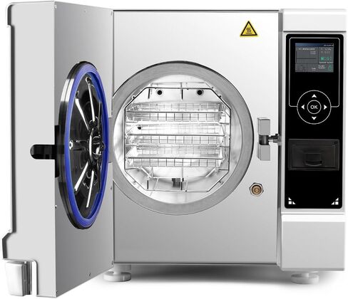 Class B 8L/12L LCD Steam Sterilizer Lab Autoclave Pulsation Vacuum Sterilizers Drying Function (8L) in Kuwait