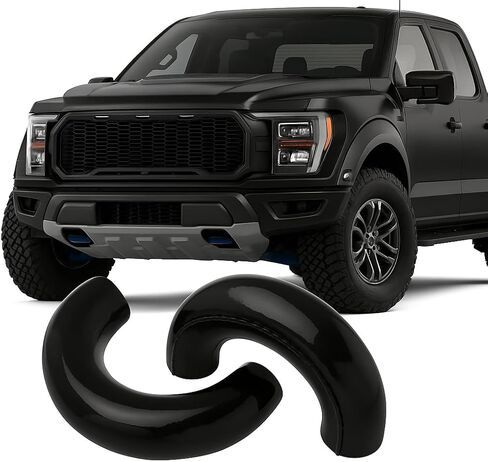 أغطية خطاف السحب متوافقة مع 2004-2018 2019 2020 2021 2022 2023 2024 2025 F150 Accessories BASE BASE/BIG BEND/OUTER BANK-FIT لعام 2017-2021 TUNDRA Accessories Design ، Silicon Rubber (Orange) in Kuwait
