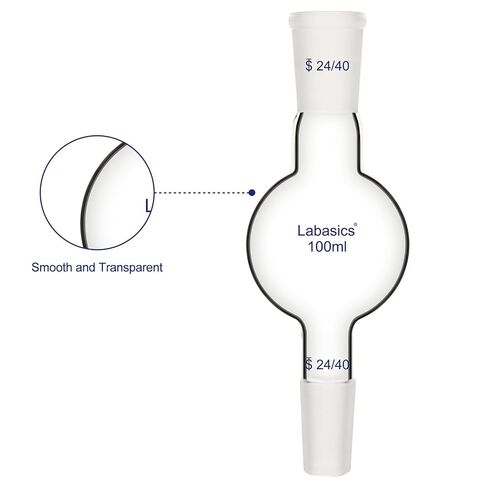 Labasics 500ml Glass Chromatography Reservoir, Borosilicate Glass for Chromatography Experiments in Kuwait