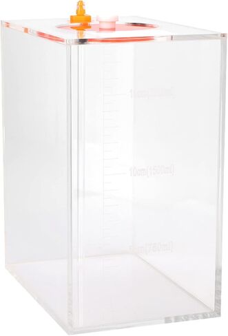 Transparent Acrylic Titration Holder with Scale for Trace Elements Additions 4.5L for Aquarium Enthusiasts (DT-45 4.5 liters) in Saudi Arabia