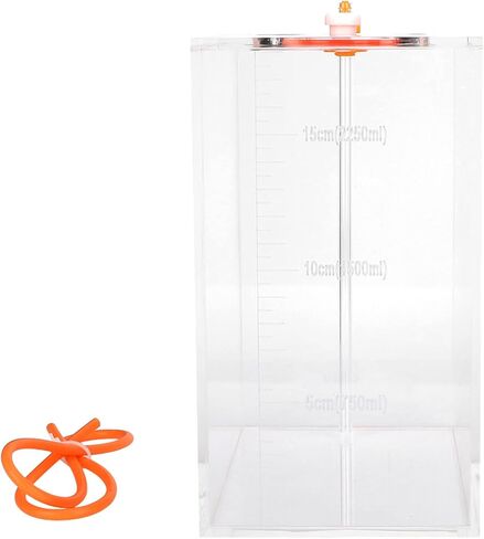 Transparent Acrylic Titration Holder with Scale for Trace Elements Additions 4.5L for Aquarium Enthusiasts (DT-45 4.5 liters) in Saudi Arabia