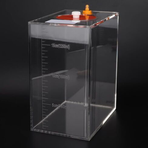 Transparent Acrylic Titration Holder with Scale for Trace Elements Additions 4.5L for Aquarium Enthusiasts (DT-45 4.5 liters) in Saudi Arabia