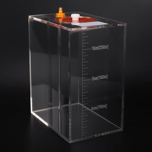 Transparent Acrylic Titration Holder with Scale for Trace Elements Additions 4.5L for Aquarium Enthusiasts (DT-45 4.5 liters) in Saudi Arabia