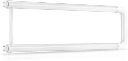 10 Pack T8 T10 T12 U-Bend Light Fixture,LED U Shaped Bulbs,18W(40W Equivalent),2200LM Super Bright,5000K Daylight,Dual-End Powered,Ballast Bypass,2FT LED U Bent Light Bulb for Office,School in Saudi Arabia