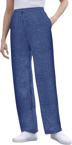 Woman Within Women's Plus Size Easy Fleece SweatPants in Kuwait