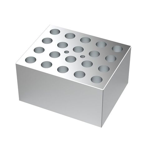 4E's USA Bath Bath Block Block - كتلة الألومنيوم العالمية للأنابيب الدقيقة ، 20 × 1.5 مل ، φ11.1mm × 39.1 مم ، الطراز: TC0401001-62 in Saudi Arabia