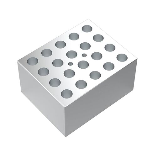 4E's USA Bath Bath Block Block - كتلة الألومنيوم العالمية للأنابيب الدقيقة ، 20 × 1.5 مل ، φ11.1mm × 39.1 مم ، الطراز: TC0401001-62 in Saudi Arabia