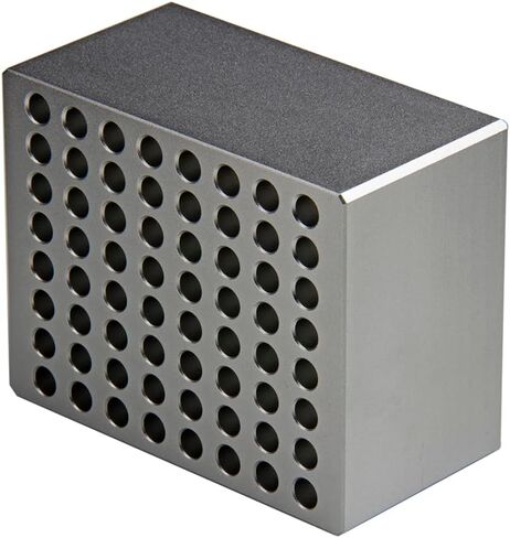 4E's USA Dry Bath Incubator Block - Universal Aluminum Block for 10x8 PCR Tube Strips, 0.2ml Tubes, Model: TC0401001-85 in Saudi Arabia