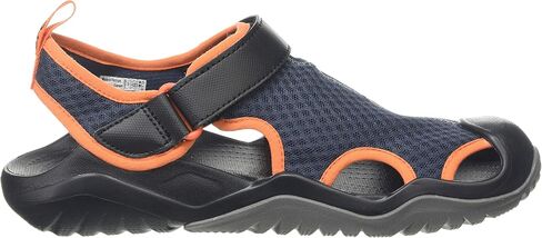 Crocs Men's Swiftwater Mesh Deck Sandals, Sepia, 13 in Saudi Arabia