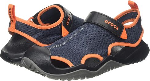 Crocs Men's Swiftwater Mesh Deck Sandals, Sepia, 13 in Saudi Arabia