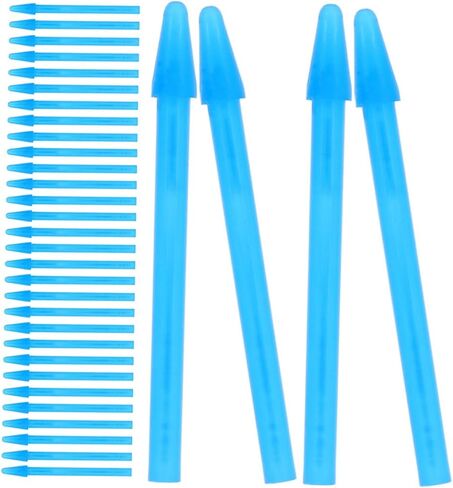 50pcs Storage Box Plastic Test Tube Caps for Pen Grinding Rods Resin Mixer Sticks in Kuwait