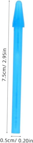 50pcs Storage Box Plastic Test Tube Caps for Pen Grinding Rods Resin Mixer Sticks in Kuwait