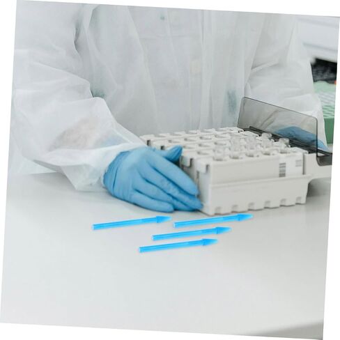 50pcs Storage Box Plastic Test Tube Caps for Pen Grinding Rods Resin Mixer Sticks in Kuwait