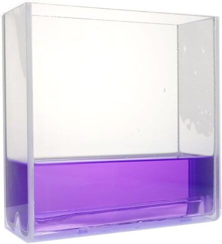 Developing Tank - Square Double Glass Tank Laboratory Double Tank Solvent Glass Staining Chamber Dimension(100by100mm) in Saudi Arabia