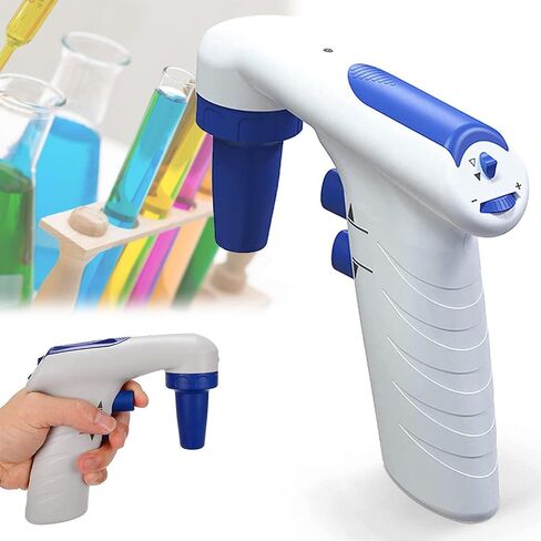 High Accuracy Electric Pipettor, 0.1-200ML Large Volume Motorized Pipette Filler Pipette Controller for Biology Chemical Laboratory in Saudi Arabia