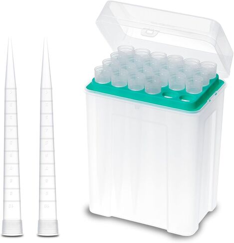 24pcs biologix 5ml tips-oniversal plastic pipettes tips ، نصائح مخبأ السائل السائل ، متوافق مع eppendorf و biohit ، piologix pipette ، حزمة ذات رذقة in Kuwait