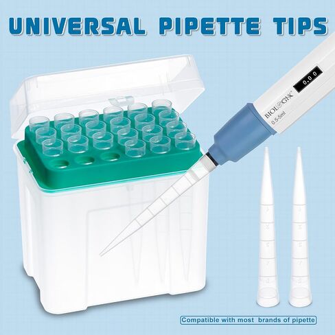 24pcs biologix 5ml tips-oniversal plastic pipettes tips ، نصائح مخبأ السائل السائل ، متوافق مع eppendorf و biohit ، piologix pipette ، حزمة ذات رذقة in Kuwait