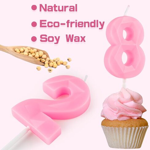 شموع عيد ميلاد المعادن ثلاثية الأبعاد ، شمعة ، حديقة الحيوان رقم 2 شمعة ، شمعة عيد ميلاد سعيد 2nd للكعكة ، مزرعة كعكة الزخارف توبيث للحيوانات للأولاد in Kuwait