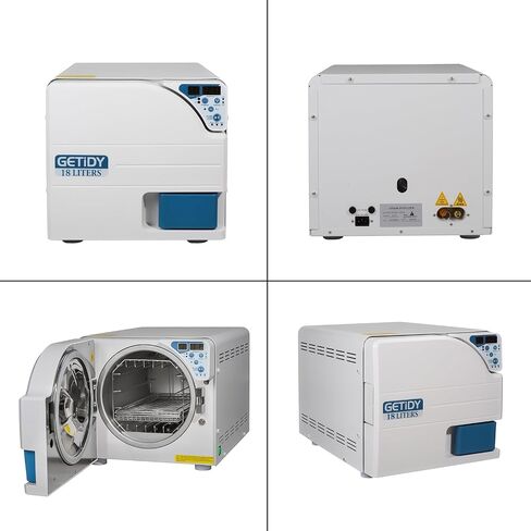 EustomA Automatic Autoclave 16L/18/23L Drying Function High Pressure Temperature Steam Digital Screen Dual Control Door Lock Class N (18L) in Saudi Arabia