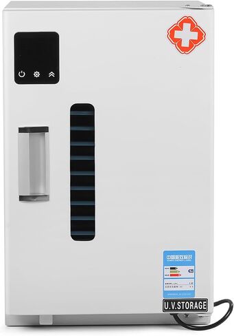 27L AutoClave AutoClave Automatic Sterilizer Cabinet Touch Screen مع إعداد الوقت 18W مع 10 صينية غير قابلة للصدأ in Saudi Arabia