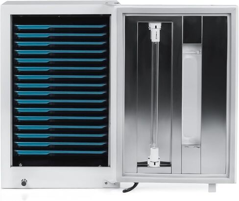 27L AutoClave AutoClave Automatic Sterilizer Cabinet Touch Screen مع إعداد الوقت 18W مع 10 صينية غير قابلة للصدأ in Saudi Arabia