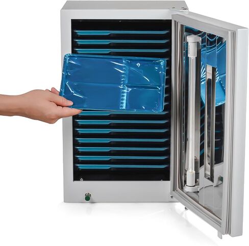 27L AutoClave AutoClave Automatic Sterilizer Cabinet Touch Screen مع إعداد الوقت 18W مع 10 صينية غير قابلة للصدأ in Saudi Arabia
