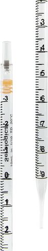 50mL Sterile Serological Pipette Individually Wrapped, Standard Serological Pipettes, Bulk PSGlass Pipettor 50 mL [Pack of 100] in Kuwait