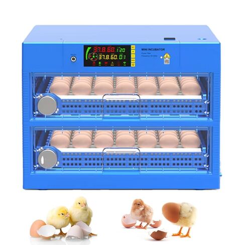 INTSUPERMAI 128 Egg Incubator Automatic Eggs Incubator Turning, Humidity, Temperature Control for Duck Goose Pigeon Quail and Others in Kuwait