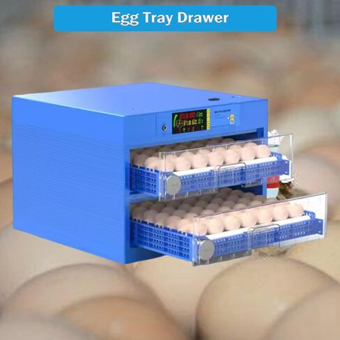 INTSUPERMAI 128 Egg Incubator Automatic Eggs Incubator Turning, Humidity, Temperature Control for Duck Goose Pigeon Quail and Others in Kuwait