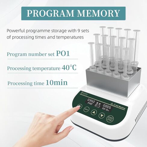 جهاز تبريد تسخين الهلام احترافي PPP PPP Maker 5ml/10ml/15ml Block Block Bath Bath Presic Control Control وظيفة التوقيت in Kuwait