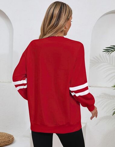 Alsol Lamesa Womens American Flag Sweatshirts Long Longe in Kuwait