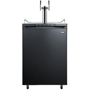 Summit 24" Wine & Beer Kegerator, Dual Tap, Beer and Wine Dispenser, Stainless Steel- SBC635MTWINBW in Kuwait