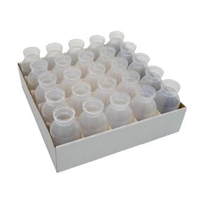 Biologix Drosophila Bottles, Drosophila Stock Bottles, Polypropylene(PP), Tray Packaging, Round Bottom, 227 ml, Case of 100 in Kuwait