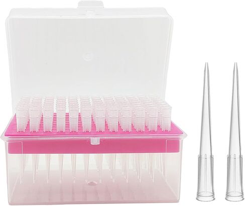 200ul Pipette Tips - Universal Pipette Tips,Clear,DNase/RNase Free,Non-Pyrogenic, 96 Filter Tips X 1 Box (200ul 96 Tips) in Kuwait