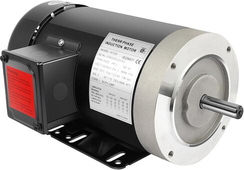 5HP Electric Motor General Purpose Three Phase Motor Super Efficient 1480/1770 RPM,184T Frame 1-1/8“Shaft Diameter CW/CCW Cast Iron Shell 50/60 HZ in Kuwait
