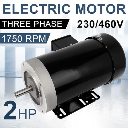 5HP Electric Motor General Purpose Three Phase Motor Super Efficient 1480/1770 RPM,184T Frame 1-1/8“Shaft Diameter CW/CCW Cast Iron Shell 50/60 HZ in Kuwait